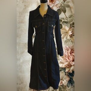 Blue Denim Long Jacket